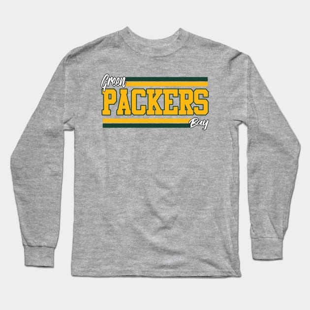 Green bay Packers Long Sleeve T-Shirt by FootballBum